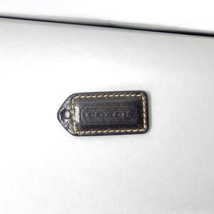 COACH Logo Handbag Leather Hangtag